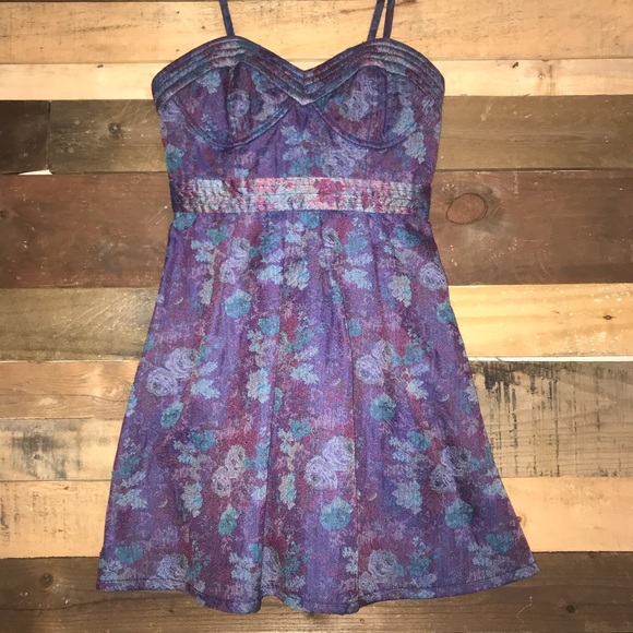 Free People Floral Tapestry Dress Elena Gilbert - Picture 8 of 16